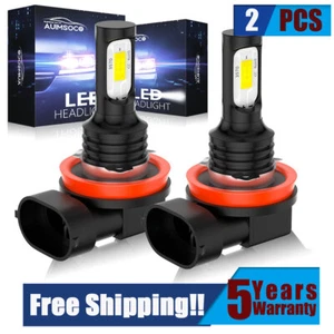 H11 LED Headlight Kit Bulbs Low Beam For Chrysler Pacifica 2017-2020 Cool White - Picture 1 of 15