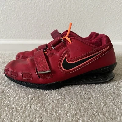 Nike Romaleos 2 476927-606 Red/Black/Orange Sz 10 - Image 1 of 4