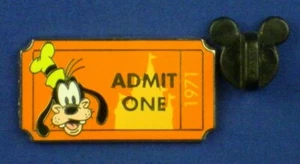 Goofy Admission Ticket WDW PWP Orange Pin # 92330 - Picture 1 of 4