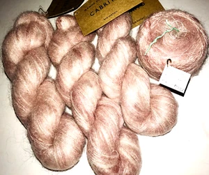 PRIMROSE 4 25g Skeins 920yd Manos Del Uruguay CABRITO Mohair Nyl xSoft HALO YARN - Picture 1 of 13