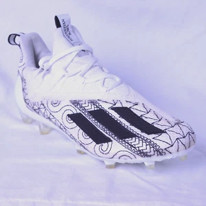 Adidas Adizero Cleats Mens 10US Womens 12 RARE 'Polynesian Bowl Football' FZ1089 - Picture 1 of 13
