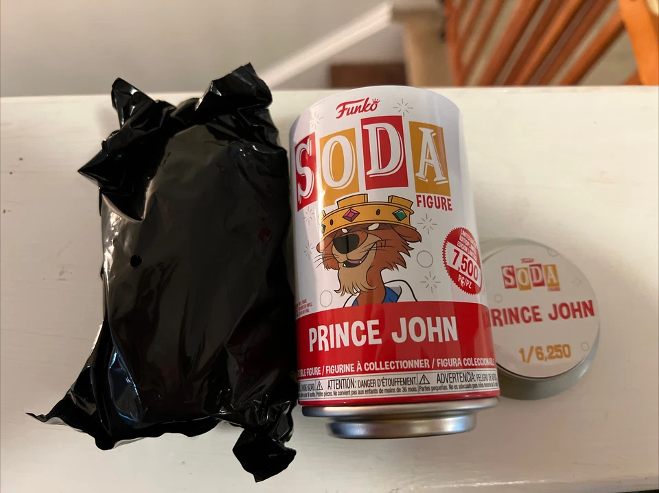 Figura sellada Funko Soda Prince John Robin Hood lata Foto 1 de 1