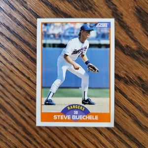 1989 Score #368 STEVE BUECHELE Texas Rangers NM - Picture 1 of 2