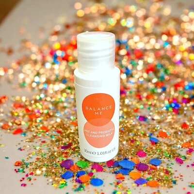 BALANCE ME Pre and Probiotic Cleansing Milk Deluxe mini 1.01 Oz New Without Box - Image 1 of 4