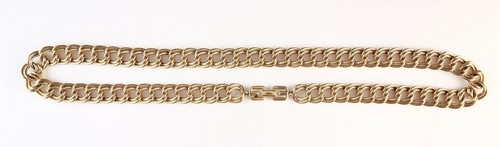 Collana elegante vintage Givenchy catena dorata pesante firmata