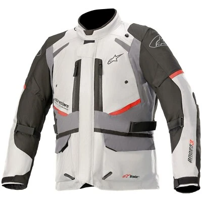 Alpinestars Andes v3 Drystar Size XL Men's Motorcycle Waterproof Jacket Grey - Image 1 of 4