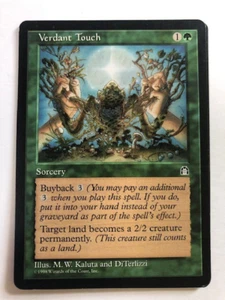Verdant Touch 1998 Stronghold Vintage Magic Cards, FREE SHIPPING - Picture 1 of 2