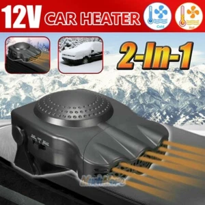 Plug In 3-Outlet Portable 150W Car Truck Heater 30S Fast Heating Cooling Fan NEW - Picture 1 of 12