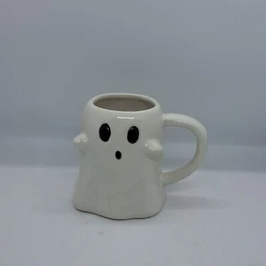 RARE Target Threshold Halloween Ghost Mug Cup White Cute Boo Retired 2020 :O - Picture 1 of 5