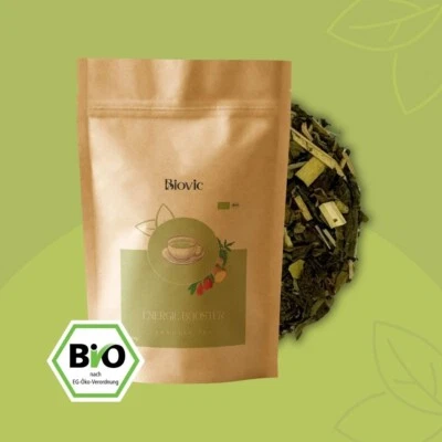 Energie Booster BIO Kräutertee – Ingwer & Zitrone, Koffeinhaltig - Bild 1 von 4