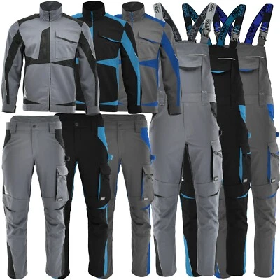Work Trousers Waistband Trousers Jacket Dungarees Workwear Pants Mens Intermediate Sizes  - Image 1 of 3