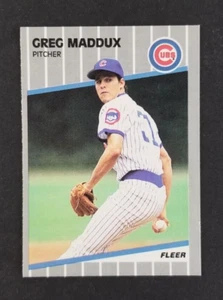 Greg Maddux 1989 Fleer Baseball Card #431 (NM) - Picture 1 of 2