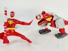 Lot of 2 McDonalds Happy Meal Red Power Rangers Dino Thunder Tyranno Zord
