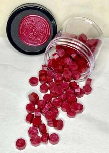 100 Stück Mulberry Mystique Siegelwachsperlen - Bild 1 von 3
