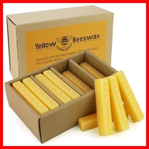 Natural Beeswax for Crafting - 24 Blocks, Perfect for Soaps, Candles & Wraps - Picture 1 of 11