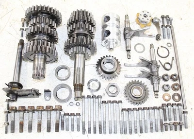 2001 KTM 300 EXC Transmission Gears Shift Shaft Forks Drum  - Image 1 of 4