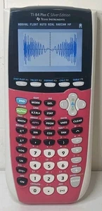 Texas Instruments TI-84 Plus C Silver Edition Graphing Calculator New Battery  - Picture 1 of 10