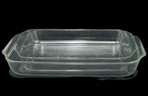 Juego de cazuela para hornear Pyrex 233-R 13x9”/ 233-R 15x10” vintage hecho en EE. UU. - Imagen 1 de 5