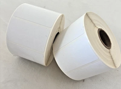 BRAND New, lot/2 rolls, Uline S-6801 2.25"x1.25" thermal labels 1000 per roll - Image 1 of 4