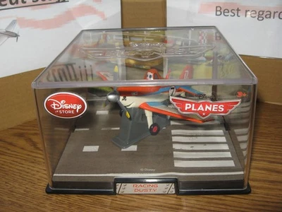 Disney Pixar Planes Racing Dusty w/display case stand 1:55 scale collectable - Image 1 of 4