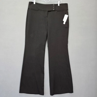 Joe B Pants Women's Size 15 Juniors Black Stretch Preppy Bootcut Trouser Classic - Image 1 of 4