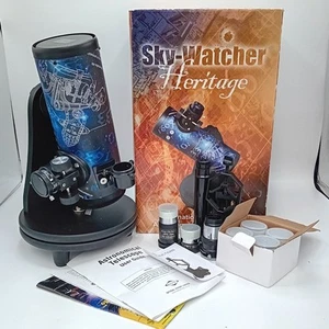 Sky Watcher Heritage Astronomical Telescope With Box Black Blue FLT05-TR - Picture 1 of 9