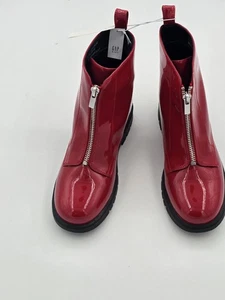 Niñas GAP Niños Rojo Brillante Botines Talla 4 Juveniles.  - Imagen 1 de 8