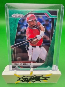 2025 Panini Prizm Yohandy Morales Green Scope Prizm /75 - Foto 1 di 2