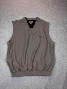 Cutter & Buck Mens V-Neck Sleeveless Pullover Vest Beige M - Picture 1 of 13
