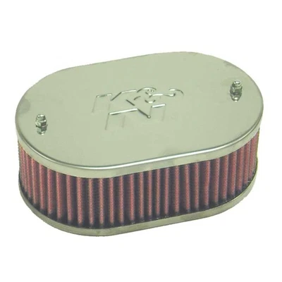 Filtro pequeño ovalado K&N Weber DG de 63 mm para Ford Capri MK2/3 1,6/2,0 72-82 - 56-9070 - Imagen 1 de 3