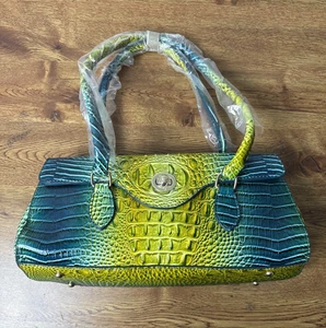 MAKCR JOACBV Leder Krokodilmuster Handtasche hochwertig Umhängetasche Beuteltasche Geldbeutel - Bild 1 von 10