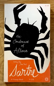 The Condemned Of Altona by Jean Paul Sartre - vintage 1963 stage drama pb - Picture 1 of 6