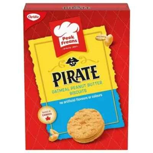 GALLETAS DE MANTEQUILLA DE MANÍ CHRISTIE PEAK FREANS PIRATA AVENA 300g-10.6oz x3 - Imagen 1 de 1