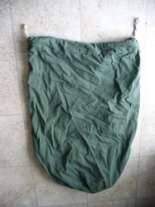 Vintage 1960er US Armee Militär grün Stoff Seesack 20 x 30" Sack - Bild 1 von 4