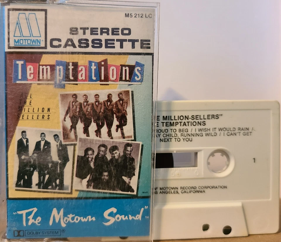The Temptations -All The Million-Sellers The Motown Sound Cassette - Image 1 of 1