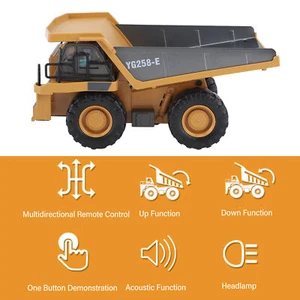 Kit de juguete de camión volquete de radiocontrol de 9 canales camión de construcción vehículo camión juguetes ZO - Imagen 1 de 24