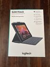 Logitech Slim Folio Cover Case with Bluetooth Keyboard for iPad 5th 6th Gen.