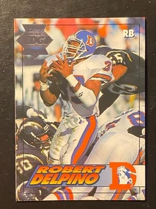 Robert Delpino 1994 Collector's Edge Boss Squad Silver Serial No #45 Denver - Picture 1 of 2