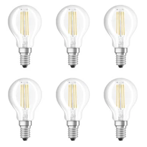 6 x Osram LED Filament Tropfen 4W = 40Watt E14 klar 470lm warm Schalter DIMMBAR - Bild 1 von 8