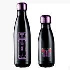 NEW Starbucks Anna Sui Swell Bottle Water Black Stainless 17oz/9oz Set of 2
