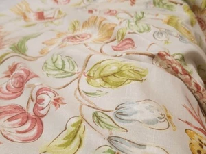 BRAEMORE Textiles Floral Print Large Pattern Gray-Beige Background by Yard 54"W - Picture 1 of 15