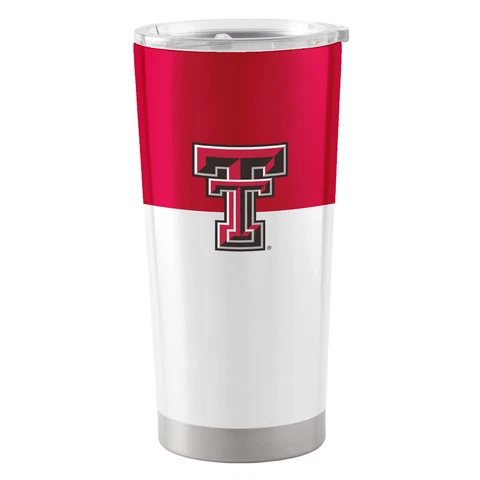 Texas Tech Red Raiders 20oz. Colorblock Stainless Steel Tumbler Cover