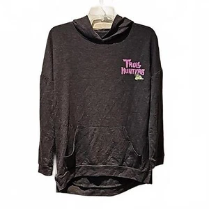 Trollhunter Girls’ Longsleeve Hooded Sweatshirt Gray Sz X-Large (14-16) - Picture 1 of 5