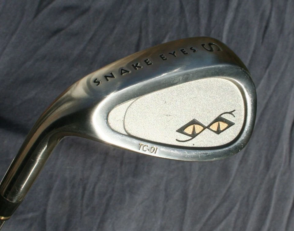 Left Hand Snake Eyes TC-01 Sand Wedge SW Stiff Steel Shaft SnakeEyes - Image 1 of 3