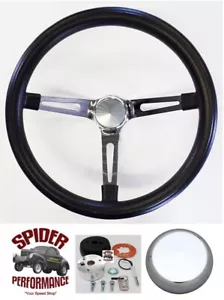 1968-1969 AMC Rebel AMX Javelin steering wheel 15" MUSCLE CAR CHROME - Foto 1 di 7