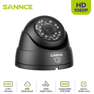 SANNCE Full 1080P Video 3000TVL HD CCTV Cámara de Seguridad Exterior IR Visión Nocturna Foto 1 de 4