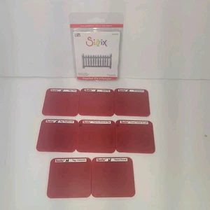 Lot Of 9 Sizzix Sizzlits Dies Fence, Sunglasses, More - Picture 1 of 2