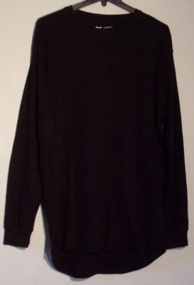 NWT MENS 2XL EVOLUTION XXL BLACK LONG SLEEVE PULLOVER CREW THERMAL SHIRT #1488 - Image 1 of 4