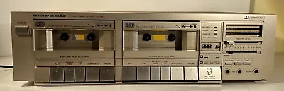 Vintage MARANTZ Stereo Double Cassette Recording Tape Deck SD155 Rose Gold • 159€