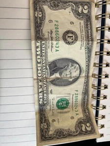 1995 2 dollar bill value - Picture 1 of 2